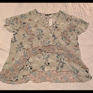 New York & Company Ruffle Blouse